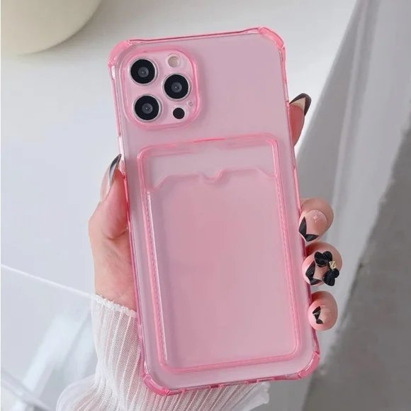 ⚠️Clearance iPhone 13/Pro/Pro Max Pink Transparent Phone Case SAU - Picture 3 of 4